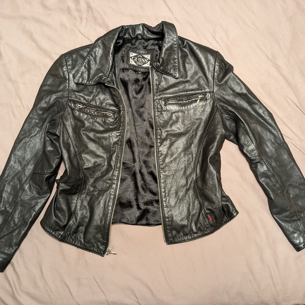 Guess leather jacket